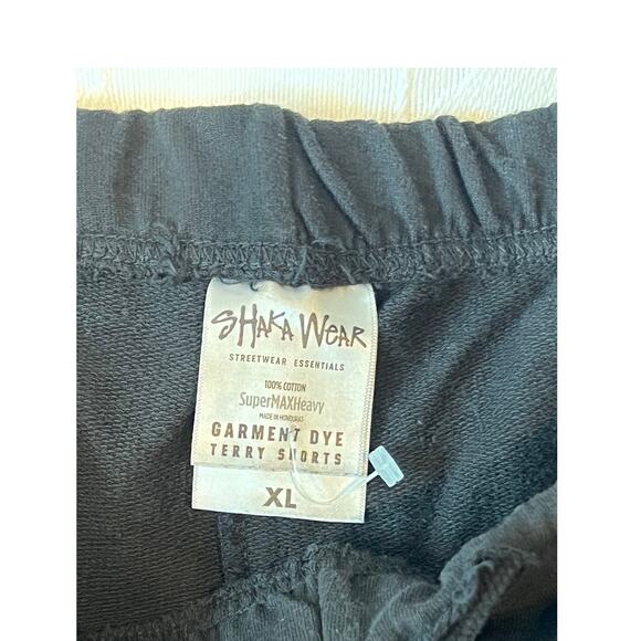 Shaka Wear Black Terry Sweatshorts Mens XL - Picture 3 of 3